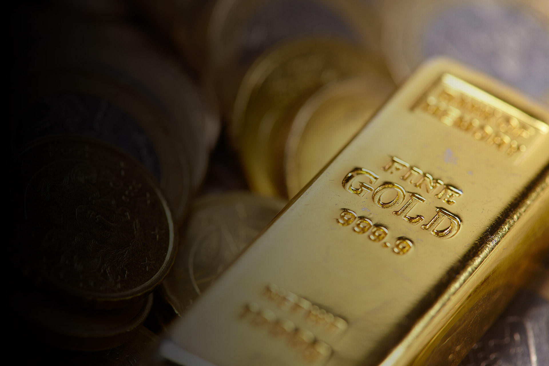 Lingotti d'oro come bene rifugio per protezione patrimoniale.